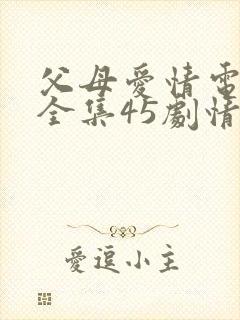 父母爱情电视剧全集45剧情