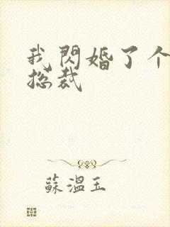 我闪婚了个亿万总裁