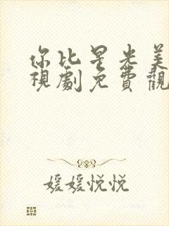 你比星光美丽电视剧免费观