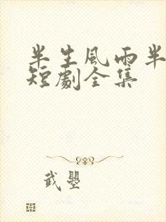 半生风雨半生寒短剧全集