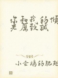 你和我的倾城时光厉致诚