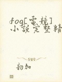 fog[电竞]小说完整精校版