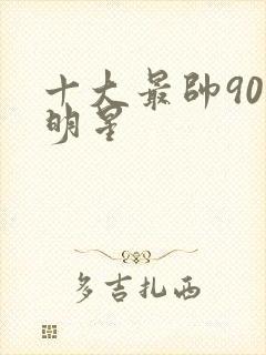 十大最帅90男明星