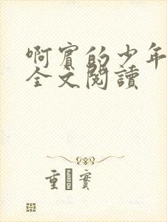 啊宾的少年在线全文阅读