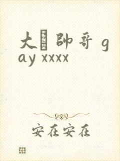 大� 帅哥 gay xxxx封面