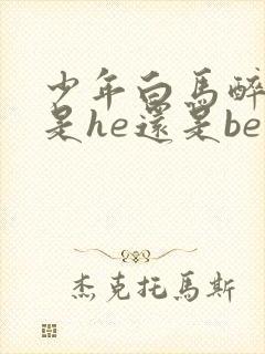 少年白马醉春风是he还是be