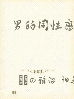 男的同性恋叫啥