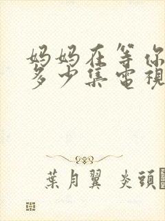 妈妈在等你共有多少集电视剧