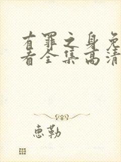 有罪之身免费观看全集高清在线播放封面