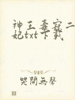 神王毒宠二嫁王妃txt下载