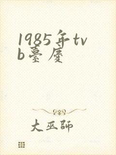 1985年tvb台庆