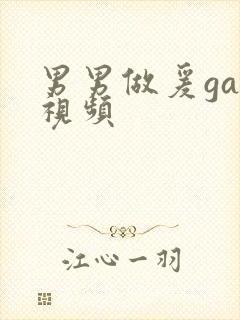 男男做爰gay视频