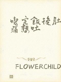 吃完饭后肚子绞痛想吐