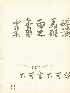 少年白马醉春风叶鼎之谁演的