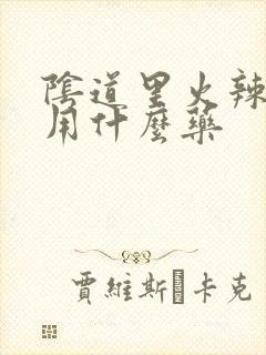 阴道里火辣辣的用什么药封面