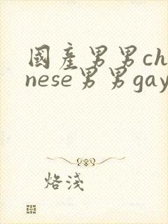 国产男男chinese男男gaygay网站