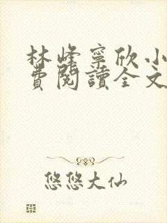 林峰宁欣小说免费阅读全文最新章节笔趣阁