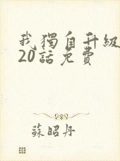 我独自升级漫画20话免费