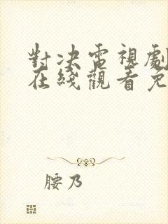 对决电视剧全集在线观看免费