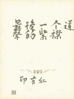 最后一个道士有声的紫襟