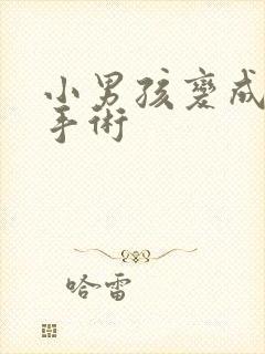 小男孩变成女孩手术