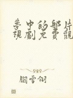 梦中的那片海电视剧免费观看全集完整版