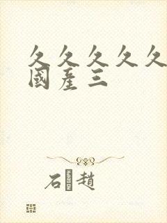 久久久久久精品国产三