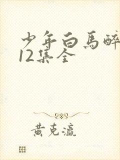 少年白马醉春风12集全