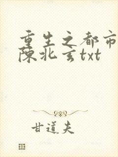 重生之都市修仙陈北玄txt封面