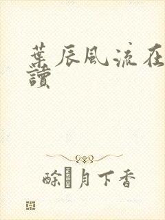 叶辰风流在线阅读封面