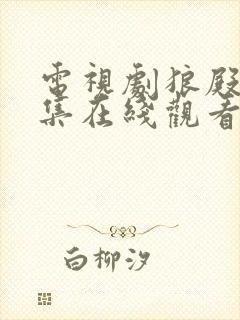 电视剧狼殿下全集在线观看