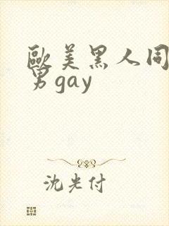 欧美黑人同性男男gay