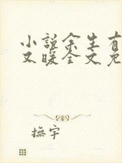 小说余生有你甜又暖全文免费阅读