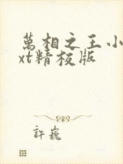 万相之王小说txt精校版