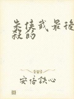 朱侠武最后被谁杀的