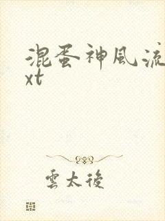 混蛋神风流史txt