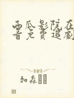 西瓜影院在线观看免费追剧