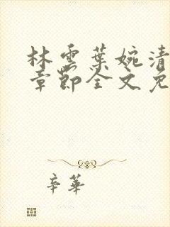 林云叶婉清最新章节全文免费阅读封面