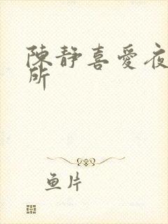 陈静喜爱夜蒲厕所