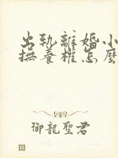 出轨离婚小孩子抚养权怎么判定