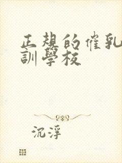 正规的催乳师培训学校