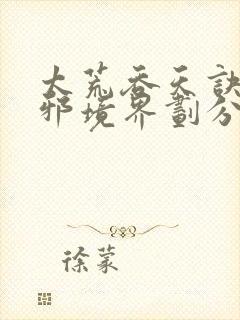 太荒吞天诀柳无邪境界划分