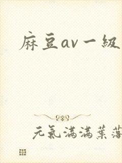 麻豆av一级片封面