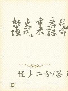 怒火重案我认输但我不认命