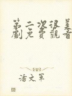 第二次很美电视剧免费观看