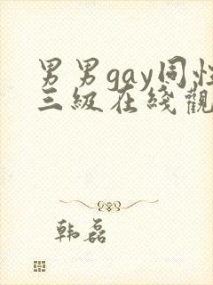 男男gay同性三级在线观看封面