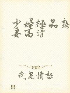 少妇极品熟妇人妻高清