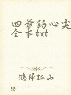 四爷的心尖宠妃全本txt