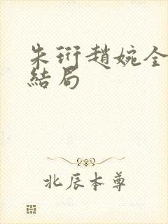 朱珩赵婉全文大结局封面