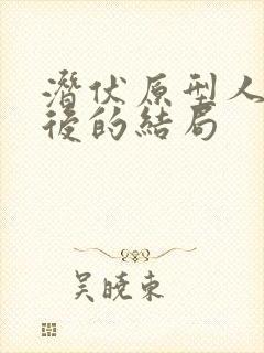 潜伏原型人物最后的结局